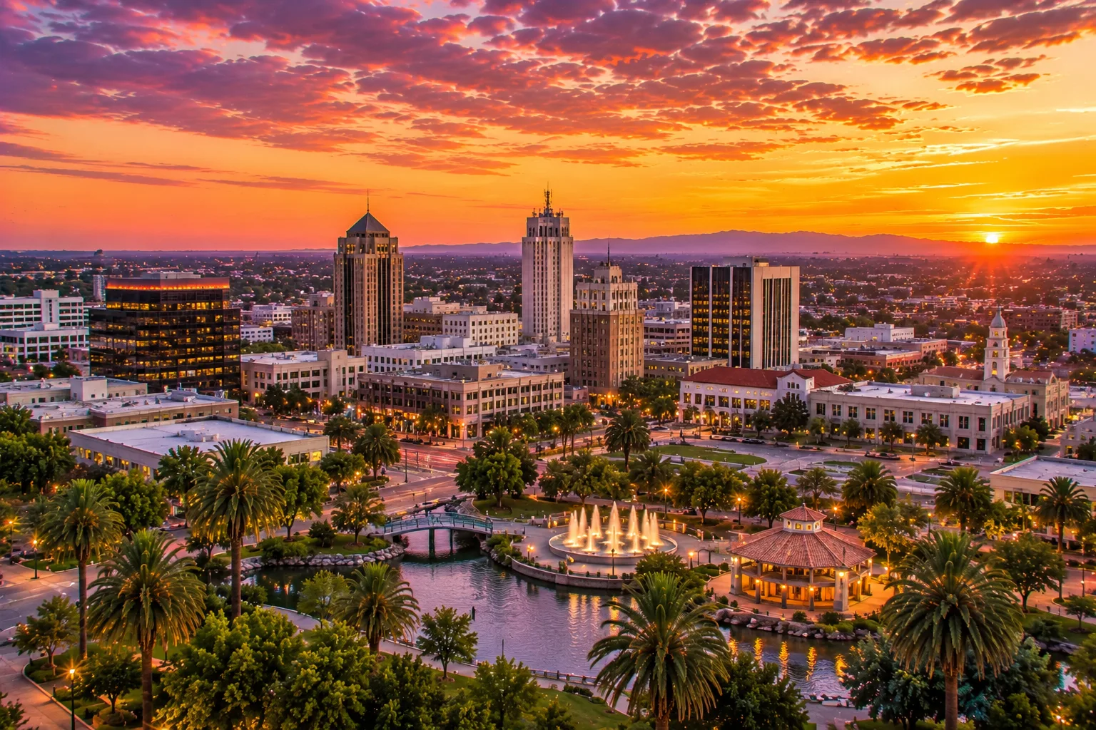 Downtown Bakersfield, California