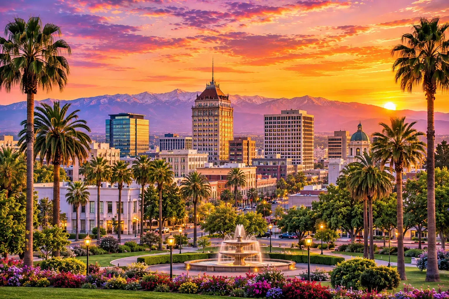 Downtown Fresno, California