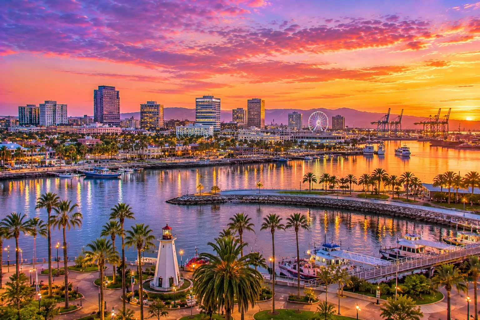 Downtown Long Beach, California