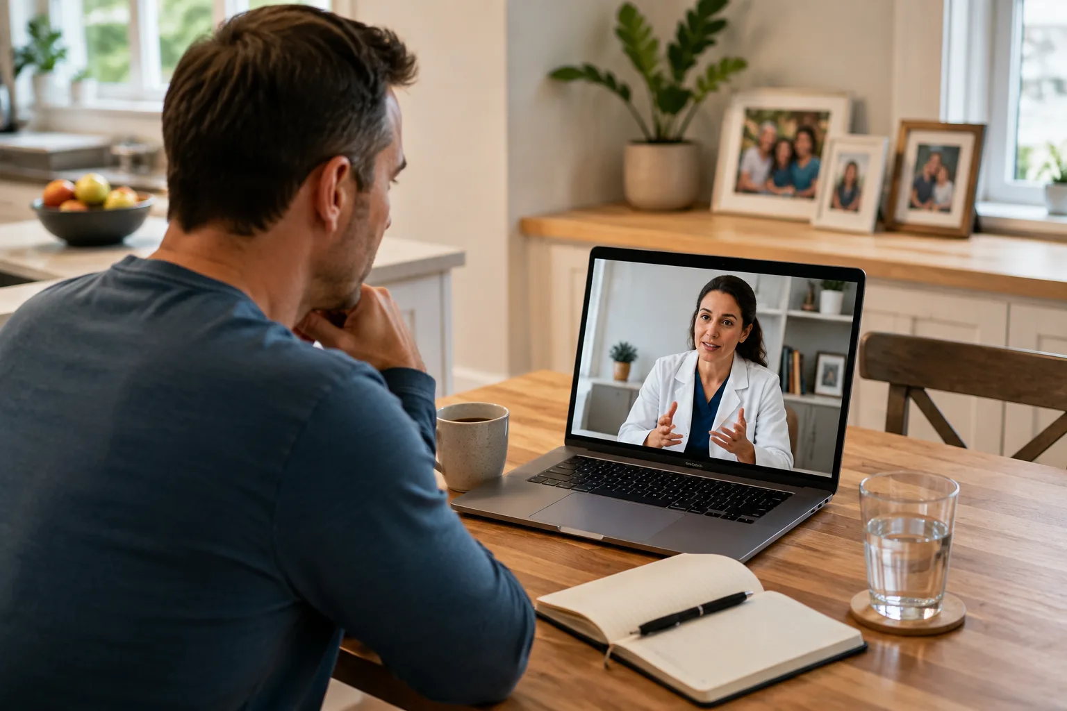 Georgia patient meeting a licensed provider online for 7-OH and kratom dependence treatment