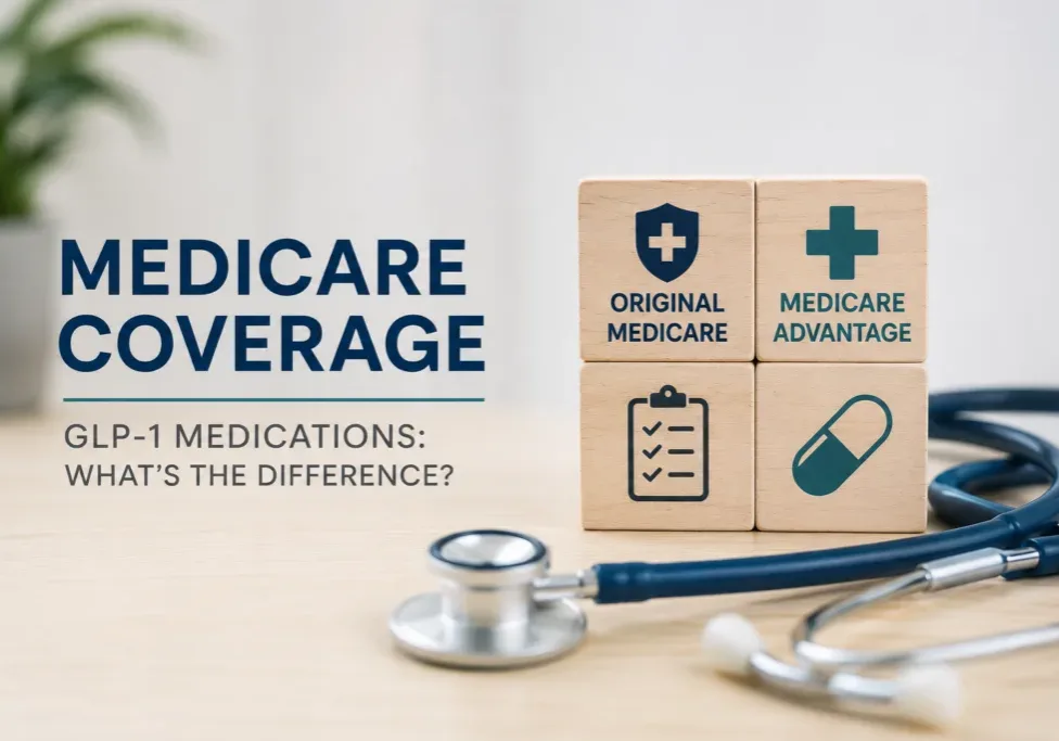 Medicare Advantage GLP-1 coverage compared with Original Medicare