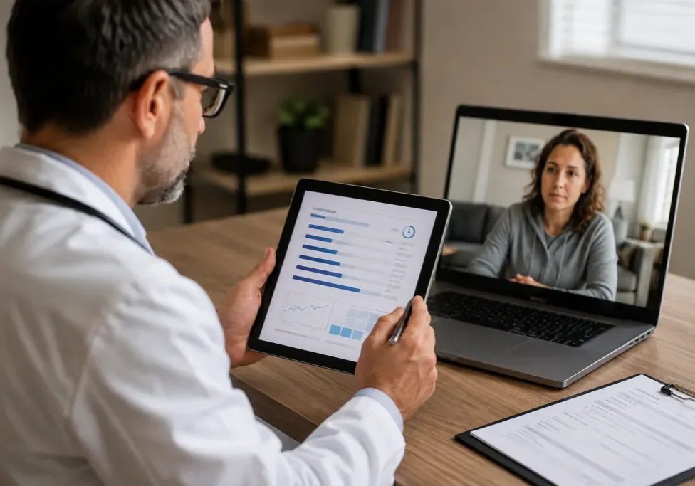 Physician-guided Suboxone micro-induction telehealth consultation
