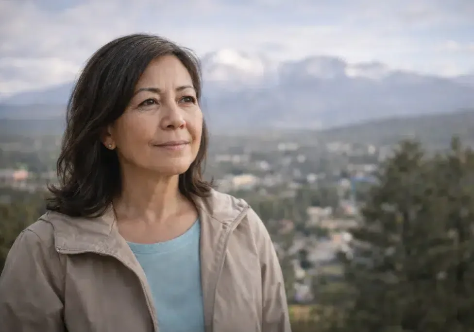 Patient attending Suboxone treatment telehealth visit with licensed Colorado physician from home.